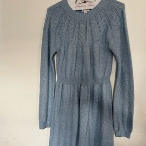 Cat & Jack Light Blue Long Sleeve Dress